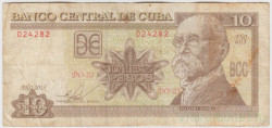 Банкнота. Куба. 10 песо 2013 год. Тип 117о.