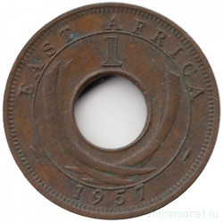 Монета. Британская Восточная Африка. 1 цент 1957 год. (H).