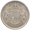 Монета. Канада. 50 центов 1953 год.
