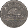 Монета. Канада. 5 центов 1984 год. ав.