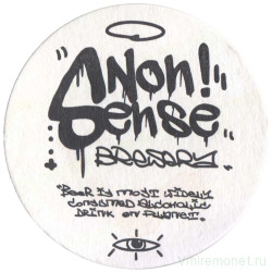 Подставка. Пивоварня "NonSense Brewery", Россия.