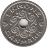 Монета. Дания. 1 крона 2006 год. рев.