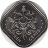 Монета. Багамские острова. 15 центов 1989 год. рев.