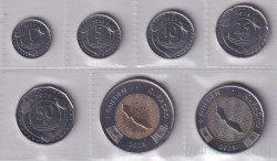 Монета. Кюрасао. Годовой набор 2025 год. Первый год чеканки.