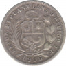 Монета. Перу. 1/2 динеро 1905 год. ав.