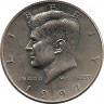 Аверс. Монета. США. 50 центов 1997 год. Монетный двор D.