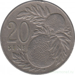 Монета. Самоа. 20 сене 1987 год.