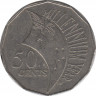 Монета. Австралия. 50 центов 2000 год. Милленниум. ав.