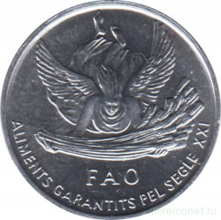 Монета. Андорра. 1 сантим 1999 год. ФАО.