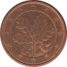 Монета. Германия. 1 цент 2009 год. (J). ав.
