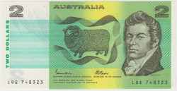 Банкнота. Австралия. 2 доллара 1985 год. Тип 43e.