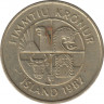 Монета. Исландия. 50 крон 1987 год. ав.