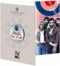 Монета. Великобритания. 5 фунтов 2021 год. Группа «The Who». Цветная, в буклете.