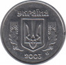 Монета. Украина. 1 копейка 2003 год. ав.