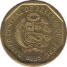 Монета. Перу. 5 сентимо 2005 год. ав.