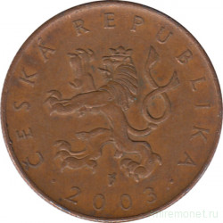 Монета. Чехия. 10 крон 2003 год.