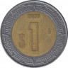 Монета. Мексика. 1 песо 2005 год. ав