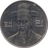 Монета. Южная Корея. 100 вон 2016 год. рев.