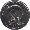 Монета. Сьерра-Леоне. 1 доллар 2006 год. Бронтозавр. ав.