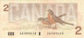 Банкнота. Канада. 2 доллара 1986 год. Тип 94c.