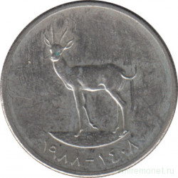 Монета. Объединённые Арабские Эмираты (ОАЭ). 25 филс 1988 год.