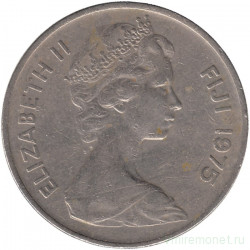 Монета. Фиджи. 20 центов 1975 год.