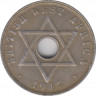 Монета. Британская Западная Африка. 1 пенни 1947 год. (H). ав.