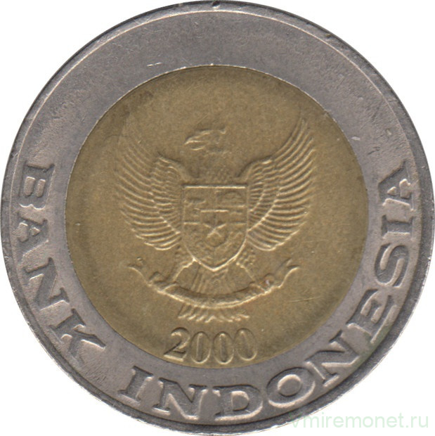 Монета. Индонезия. 1000 рупий 2000 год.