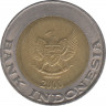 Монета. Индонезия. 1000 рупий 2000 год. ав.