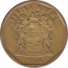 Монета. Южно-Африканская республика (ЮАР). 50 центов 1998 год. ав.