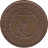 Монета. Кипр. 5 милей 1974 год. ав.