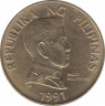 Монета. Филиппины. 5 песо 1991 год. рев.