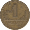 Монета. Бразилия. 1 крузейро 1946 год. ав.
