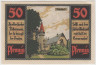 Бона. Нотгельд. Германия. Город Хелдбург. 50 пфеннигов 1921 год. Вариант 594.1.1. рев.