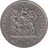 Монета. Южно-Африканская республика (ЮАР). 50 центов 1975 год. ав.