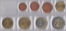 Монеты. Словакия. Набор евро 8 монет 2009 год. 1, 2, 5, 10, 20, 50 центов, 1, 2 евро. ав.