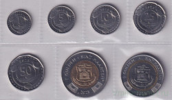 Монета. Синт-Мартен. Годовой набор 2025 год. Первый год чеканки.