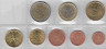 Монеты. Италия. Набор евро 8 монет 2002 год. 1, 2, 5, 10, 20, 50 центов, 1, 2 евро. ав.