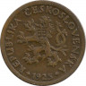 Монета. Чехословакия. 10 геллеров 1925 год. ав.