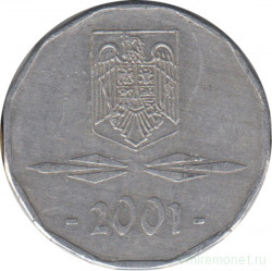 Монета. Румыния. 5000 лей 2001 год.
