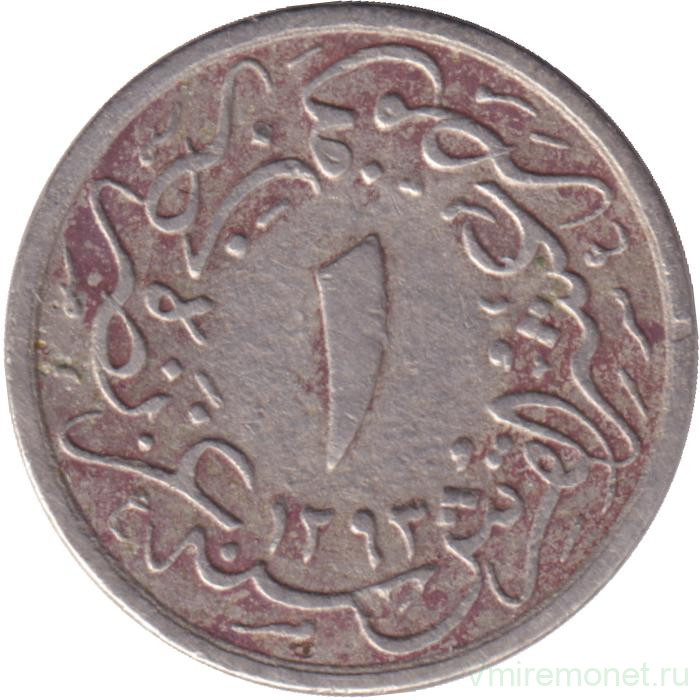 Монета. Египет. 1/10 кирша 1904 (1293/30) год.