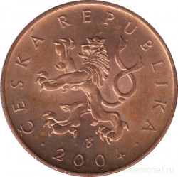 Монета. Чехия. 10 крон 2004 год.