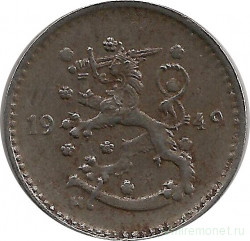 Монета. Финляндия. 1 марка 1949 год. 