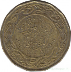 Монета. Тунис. 200 миллимов 2013 год.