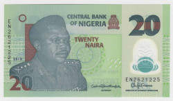 Банкнота. Нигерия. 20 найр 2018 год.