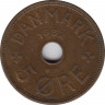 Монета. Дания. 5 эре 1932 год. ав.