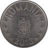 Монета. Румыния. 10 бань 2013 год. ав.