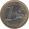 Монета. Германия. 1 евро 2012 год (G). рев.