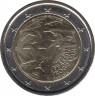 Монета. Испания. 2 евро 2022 год. 35 лет программе Эразмус. ав.