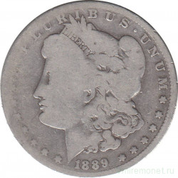 Монета. США. 1 доллар 1889 год. Монетный двор О.